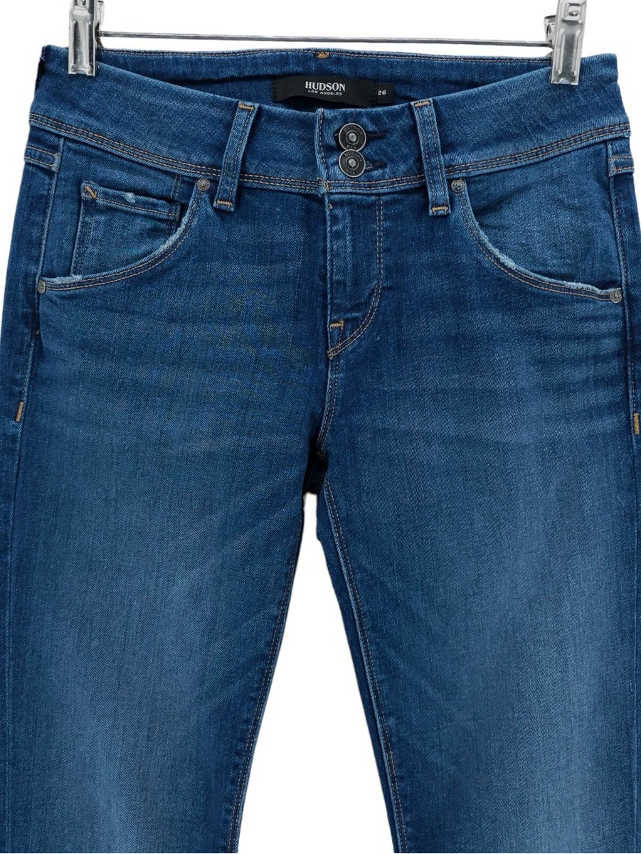 Hudson Jeans Beth Baby Boot Women's Dark Blue Skinny Jeans